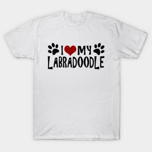 I Love My Labradoodle T-Shirt